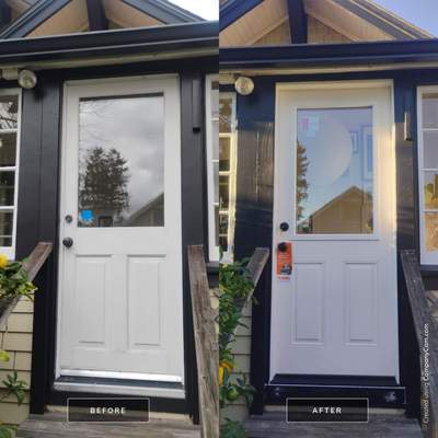 Front Door Replacement project in Orinda by AMG Doors & Windows