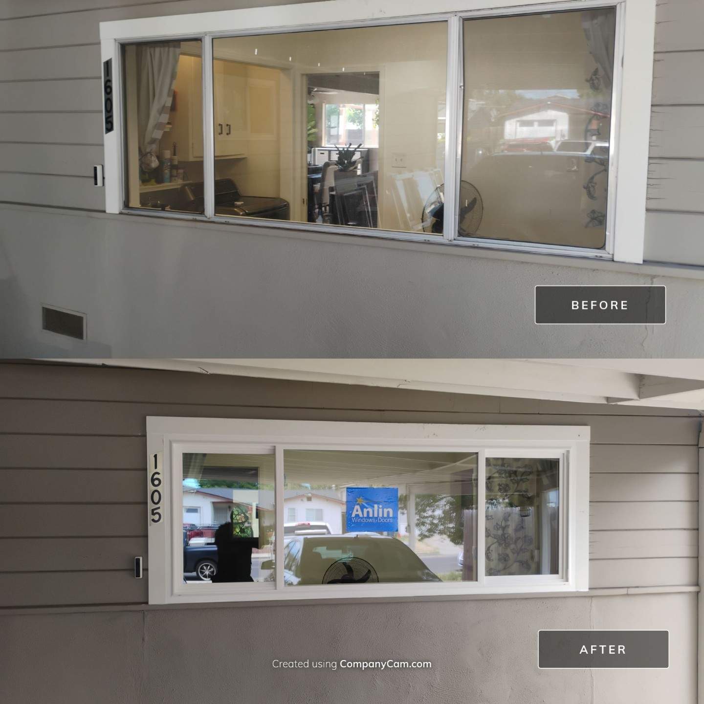 AMG Doors & Windows Anlin retrofit window replacement in Antioch, CA